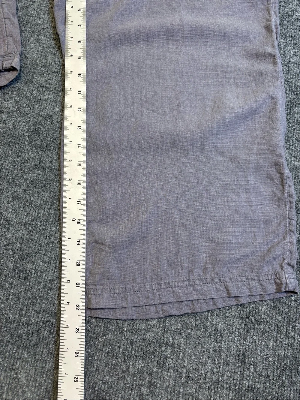 Pure Jill J Jill Linen Tencel Crop Wide Leg Pants Medium Petite Dusty Lavender